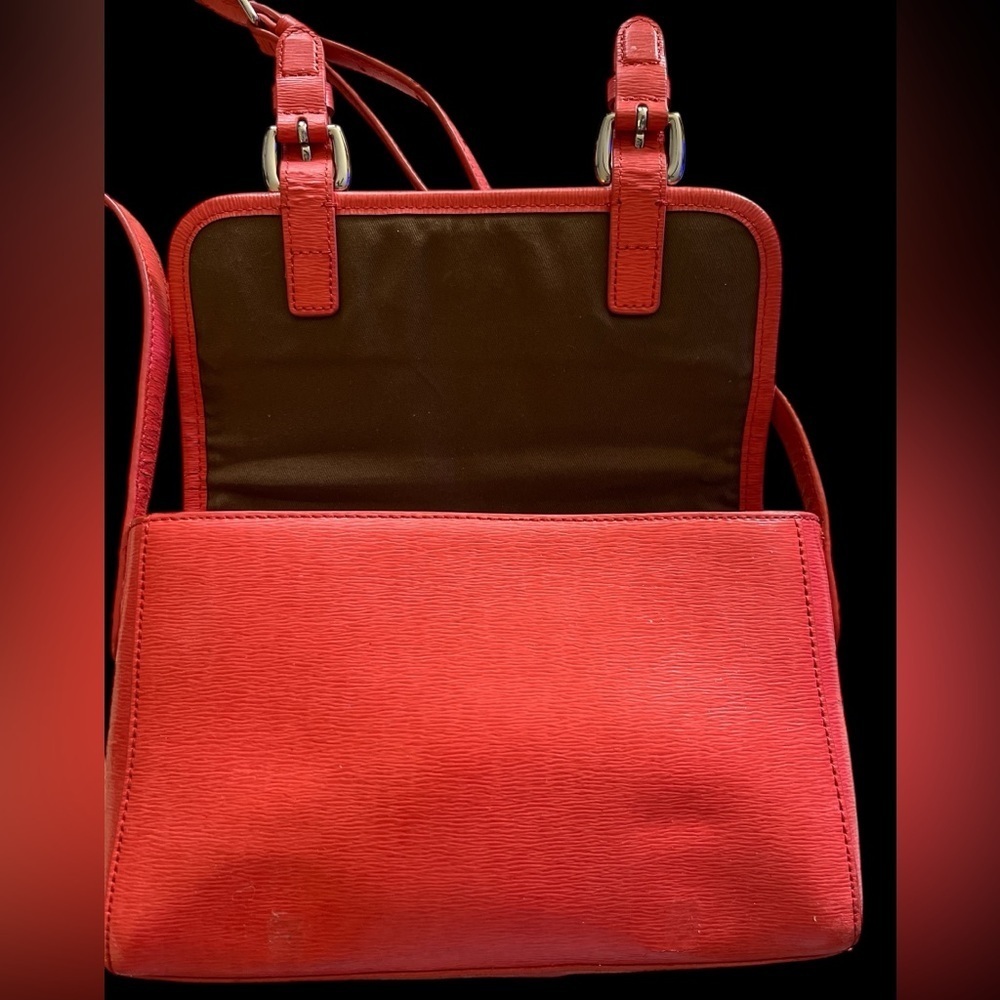 Lauren Ralph Lauren Coral Crossbody Bag with Buckle Flap - Picture 7 of 8